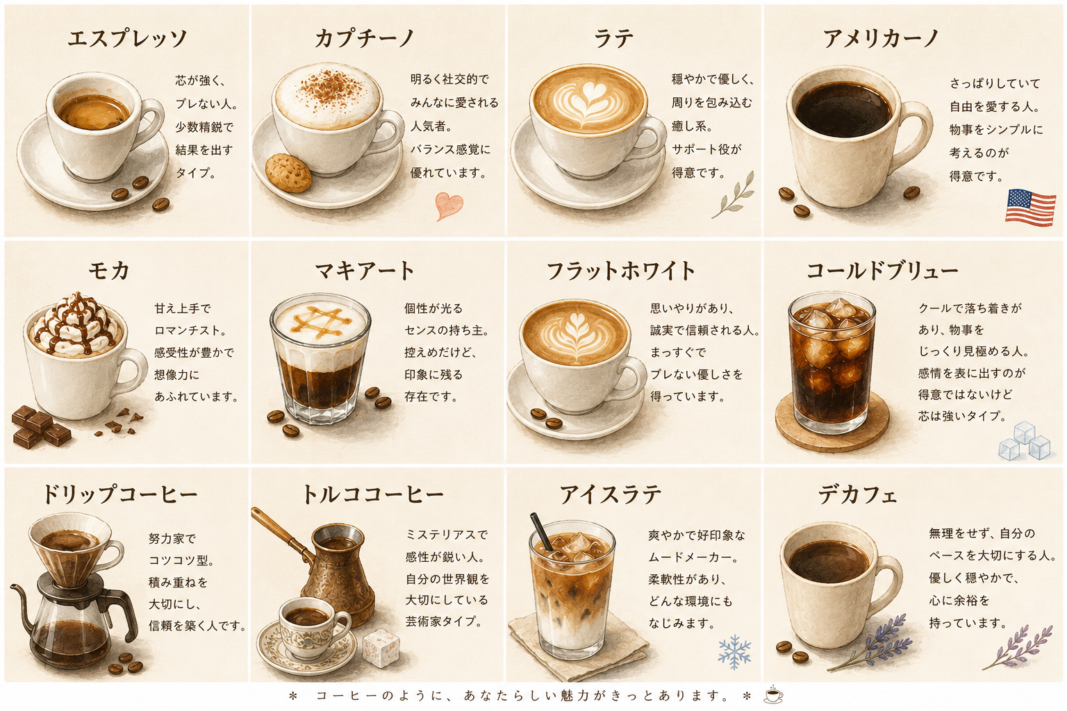 コーヒーキャラクター一覧